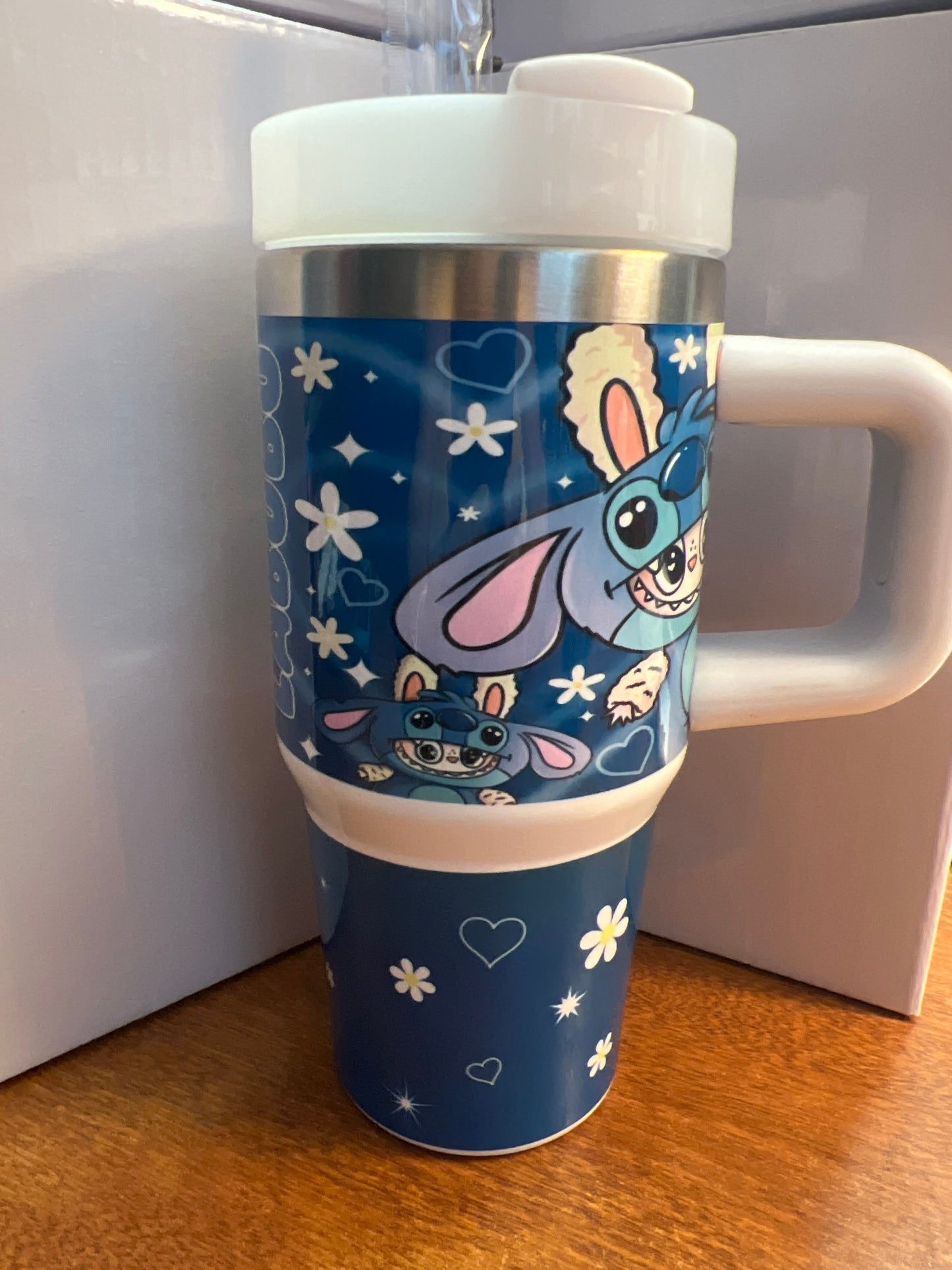14 oz Stainless steel tumbler w/handle