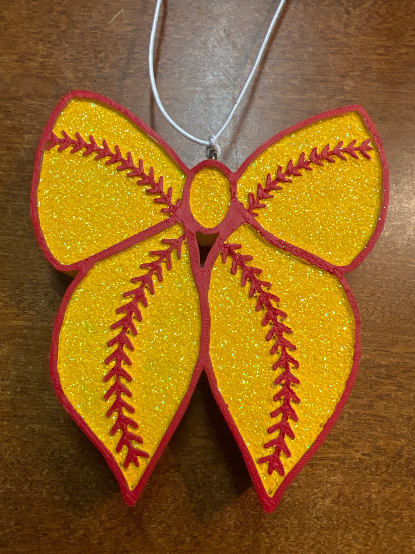 Freshie - Softball bow (made to order only)