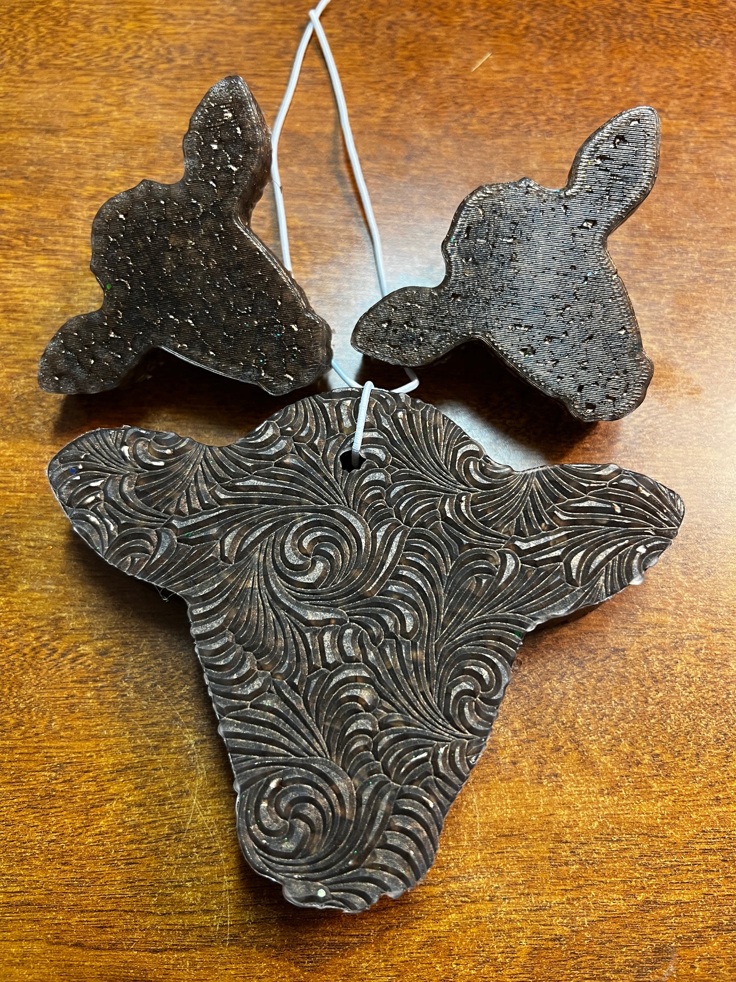 Freshie set - Cow head + 2 vent clips (made to order only)
