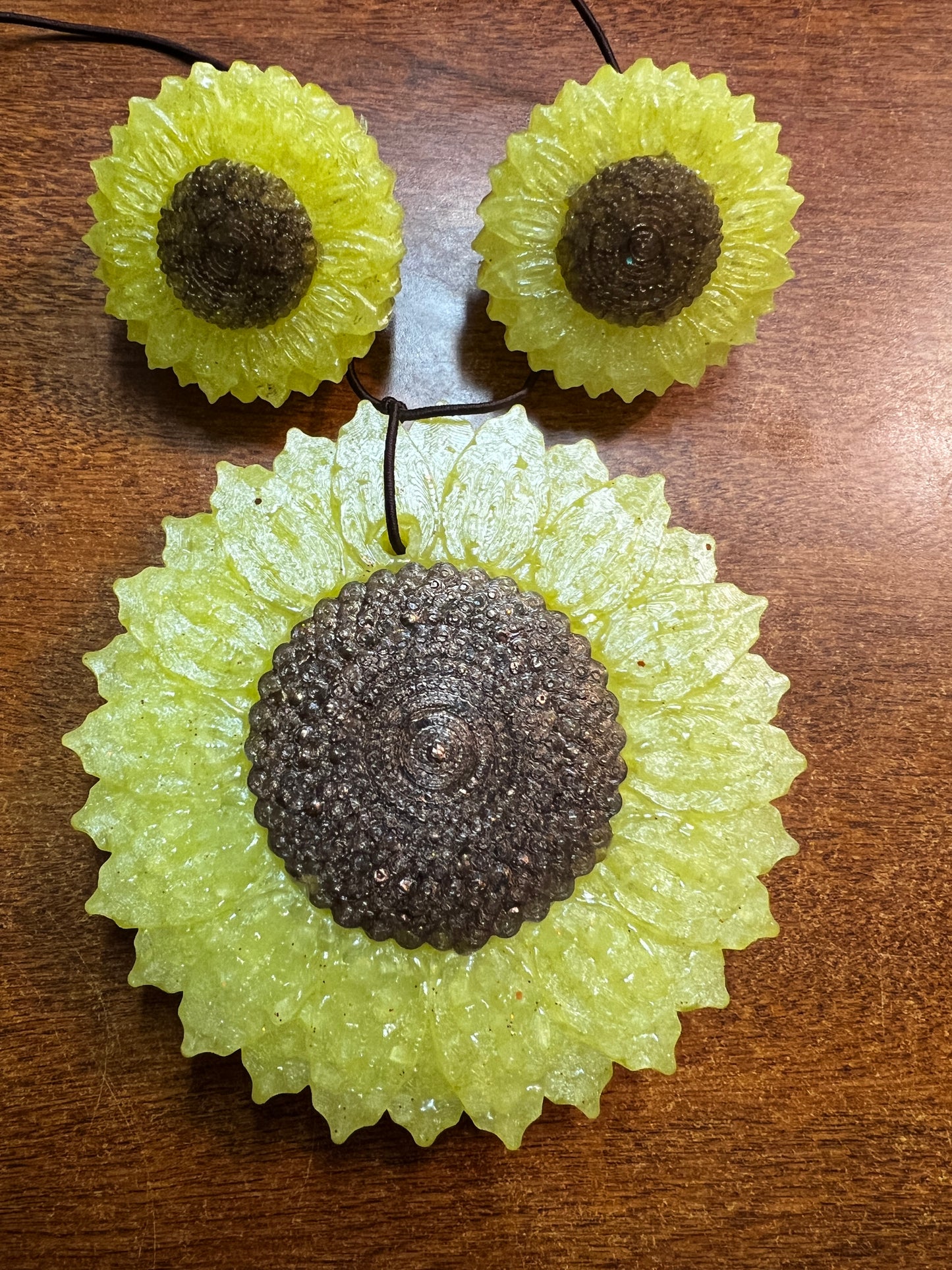 Freshie set - Sunflower + 2 vent clips (made to order only)