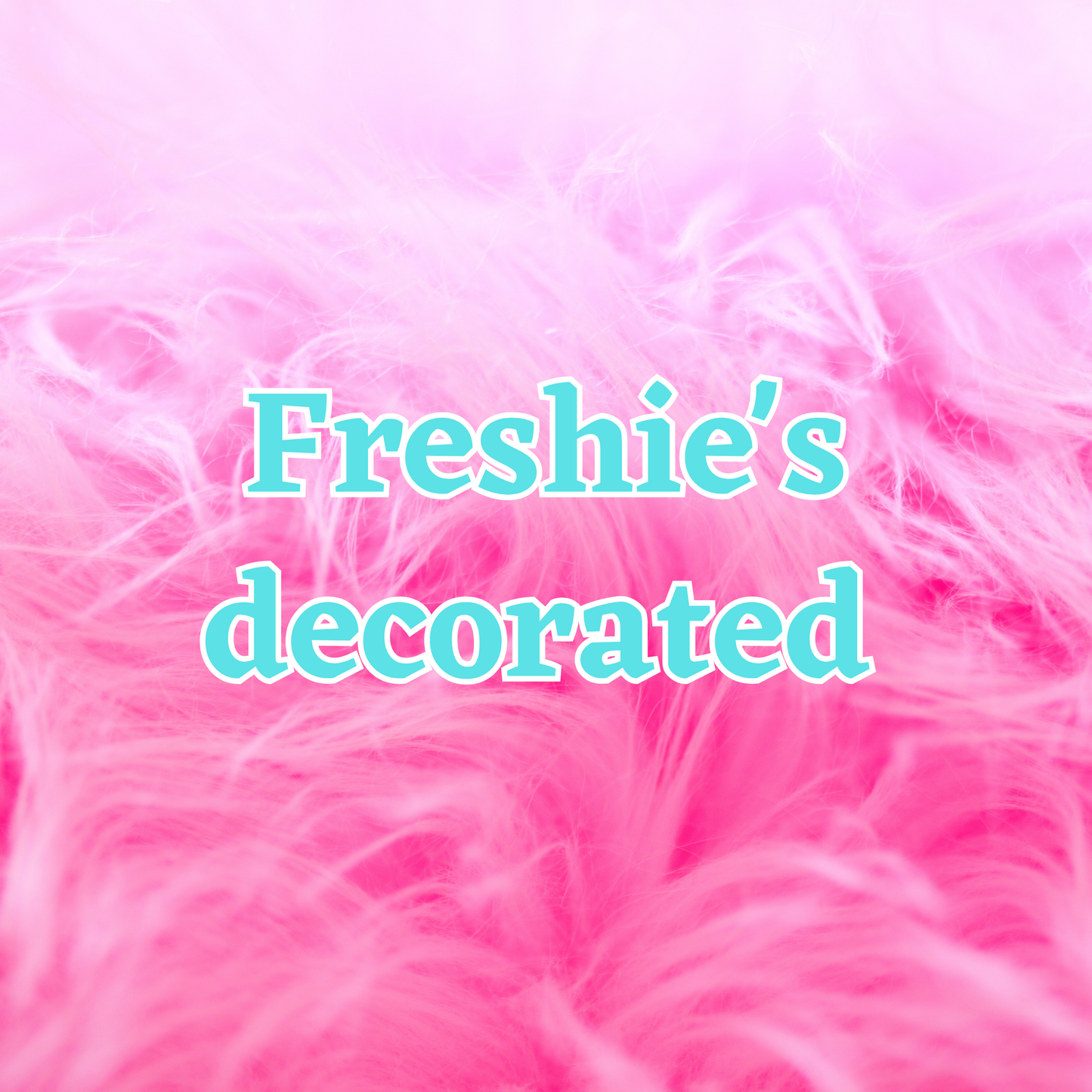 Custom Freshie Decorated