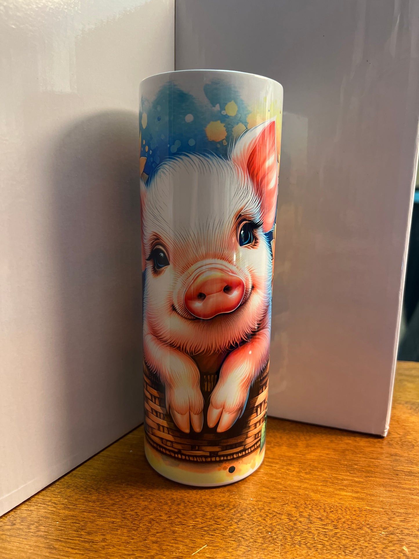 20 oz tumbler - Sunflower piggy