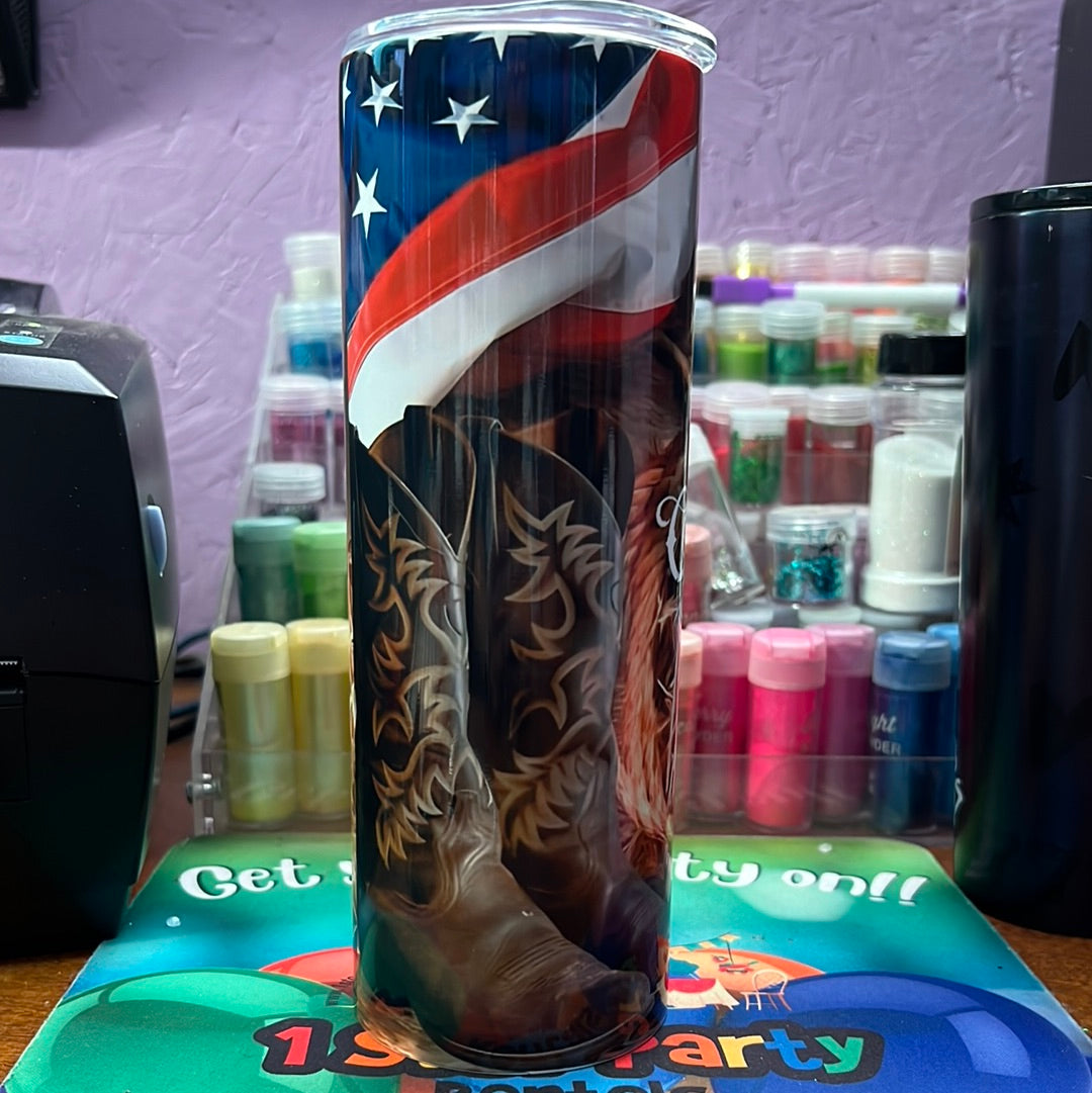 20 oz tumbler - Country girl