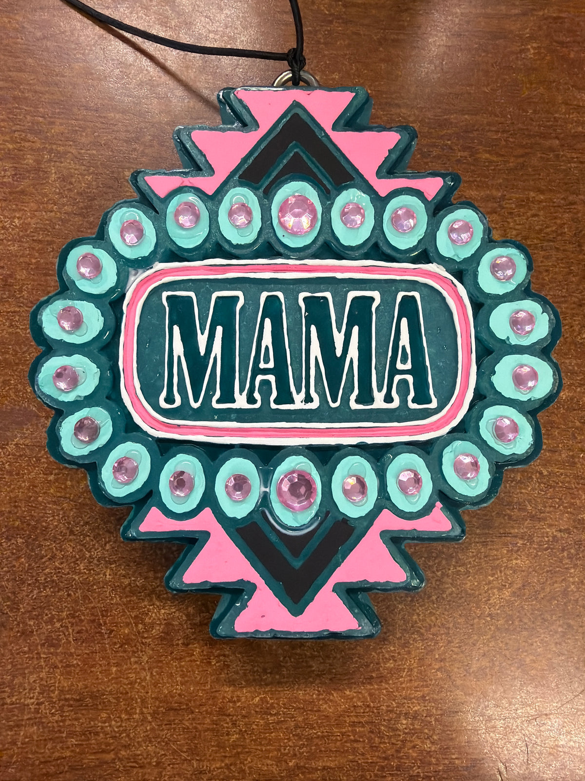 Freshie - Black leather - Mama chevron