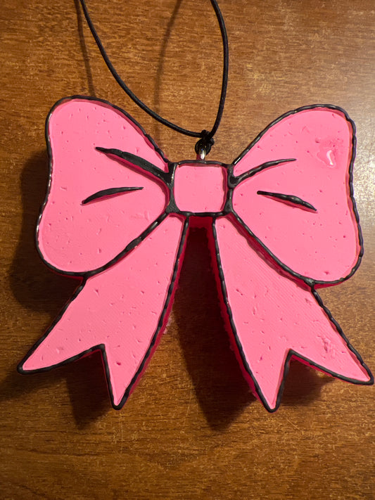 Freshie - Strawberry Leather - Bow