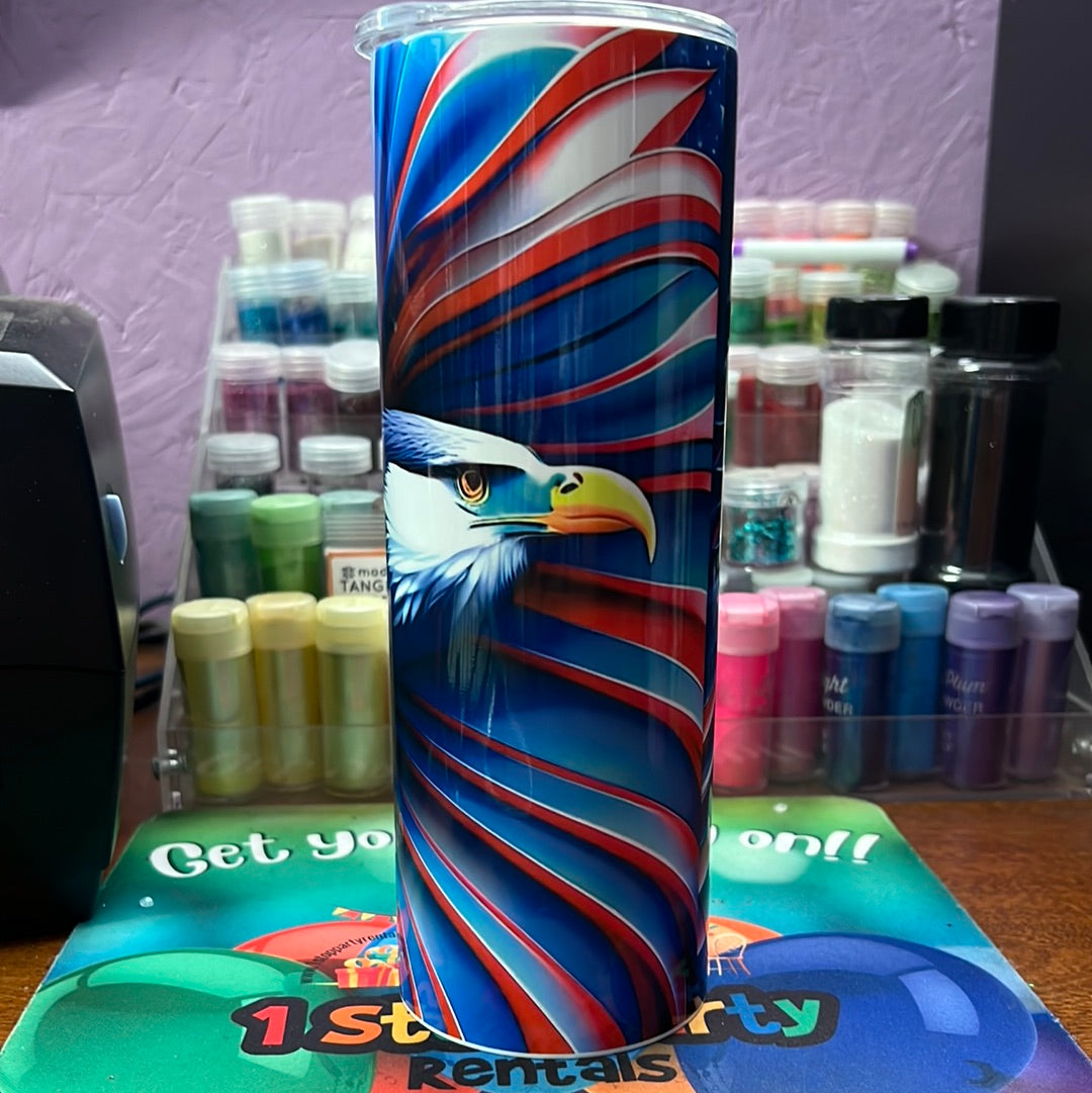 20 oz tumbler - Eagle