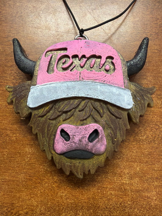 Freshie - Black Ice - Highland cow w/hat