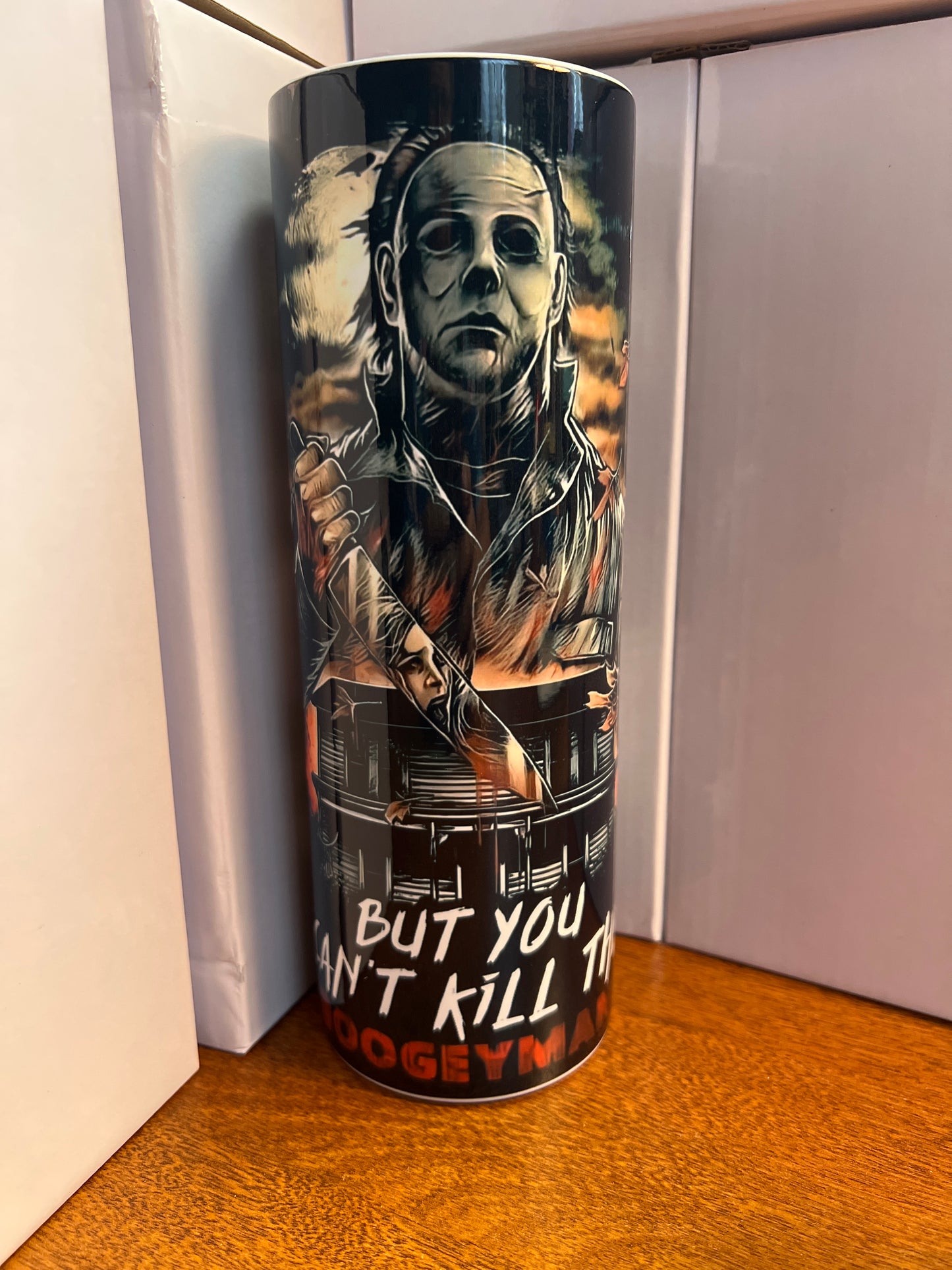 20 oz tumbler - Halloween Michael