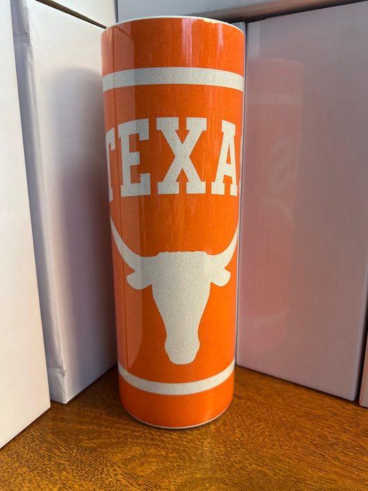 20 oz tumbler - Longhorns