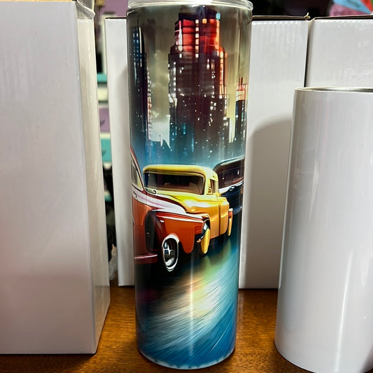 30 oz tumbler - Classic cars