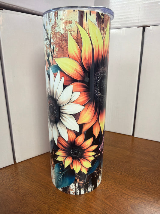 20 oz tumbler - Beautiful bouquet