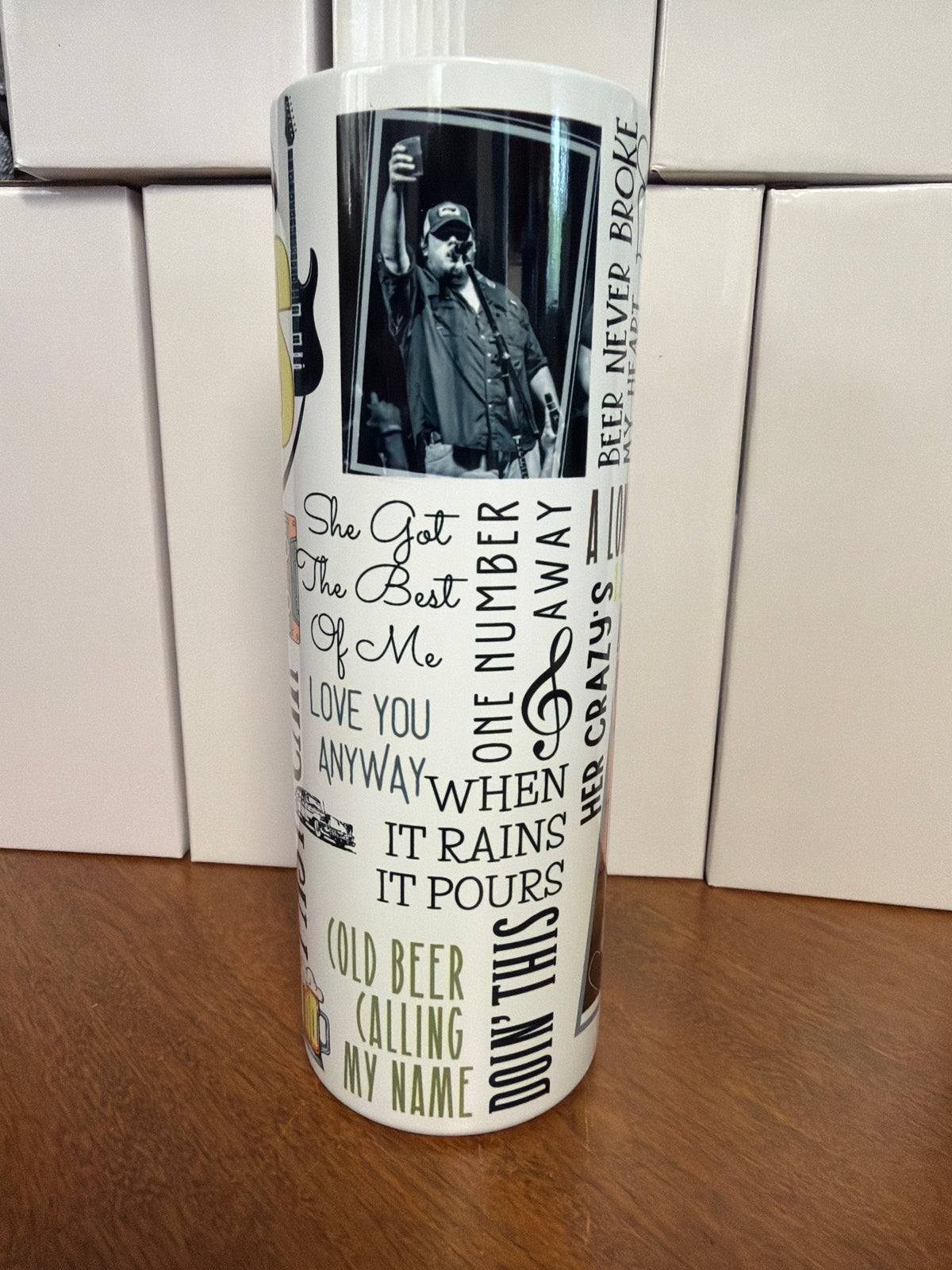 20 oz tumbler - Luke Combs