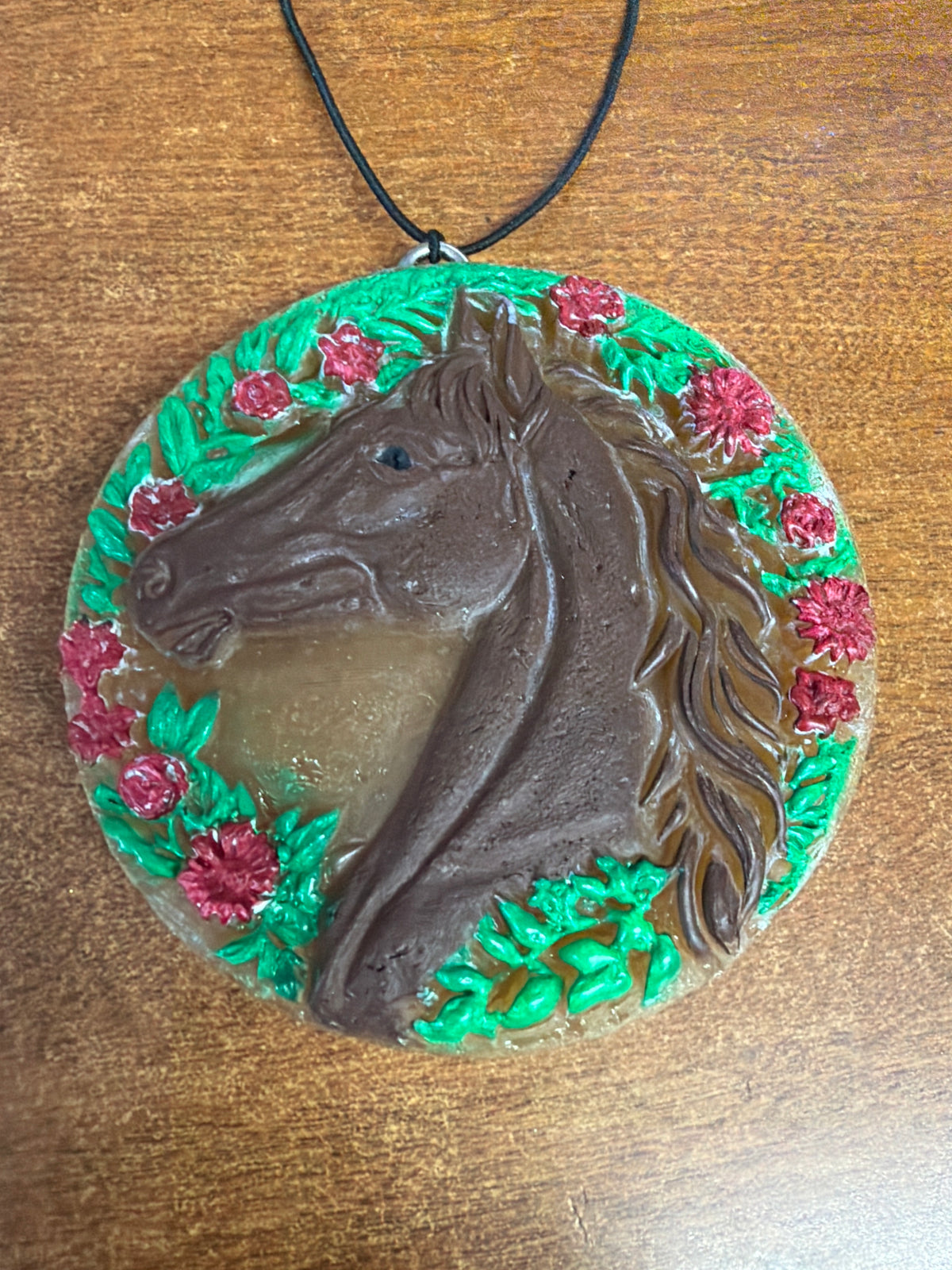 Freshie - Butt naked - Horse w/flowers