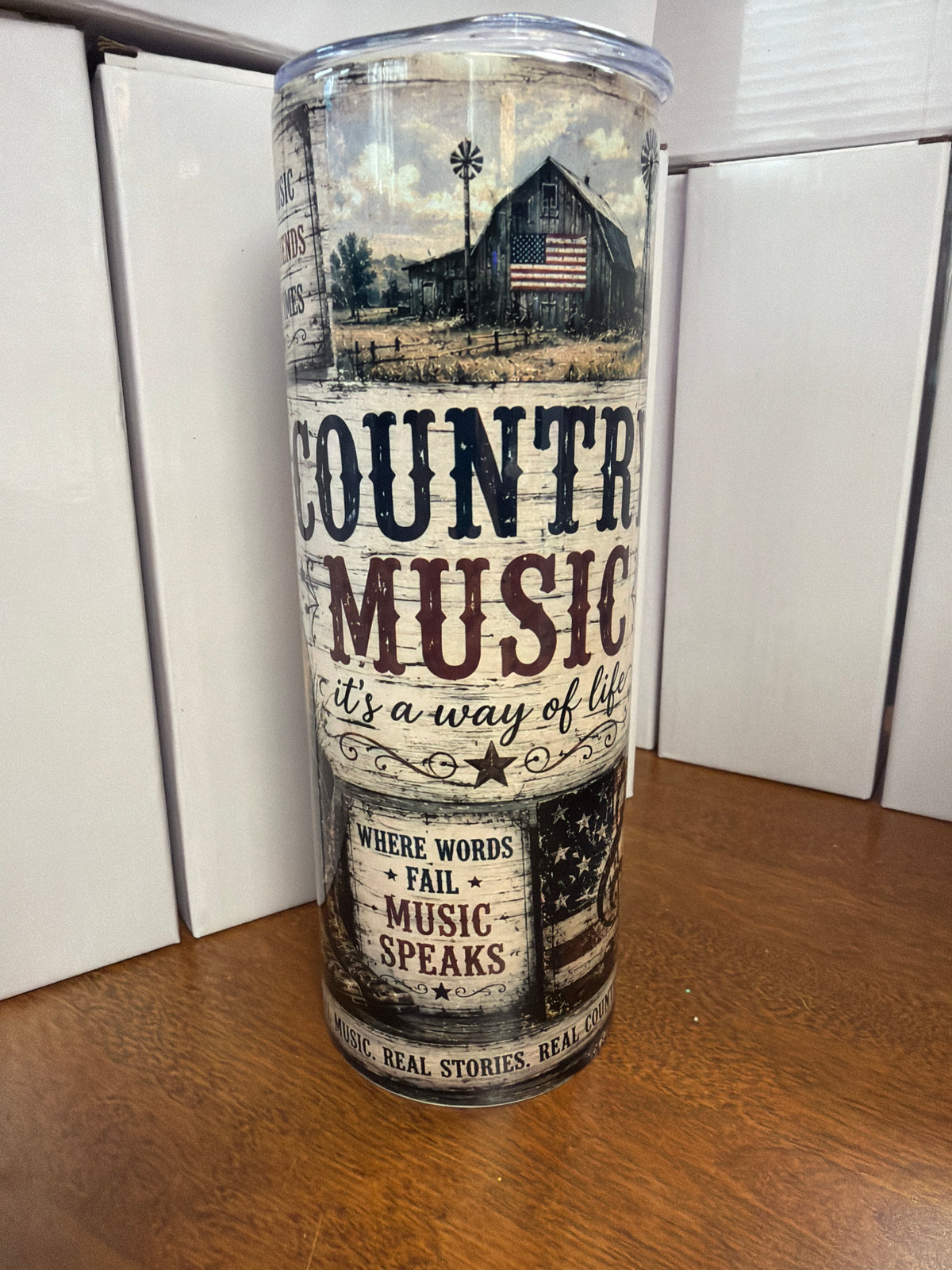 20 oz tumbler - Country music