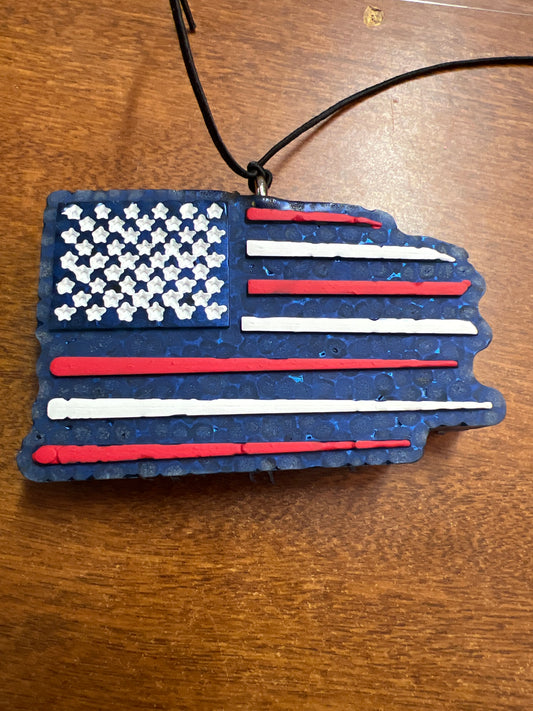 Freshie - American flag (small) (made to order only)