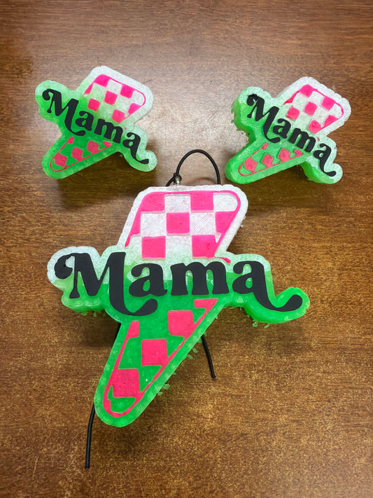 Freshie set - Leather - Mama checkered + 2 vent clips