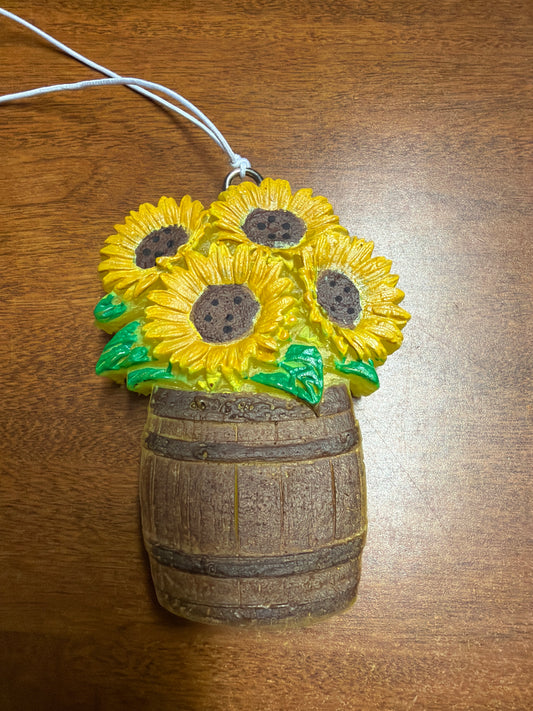 Freshie - Baja Cactus Blossom - Sunflowers in barrel