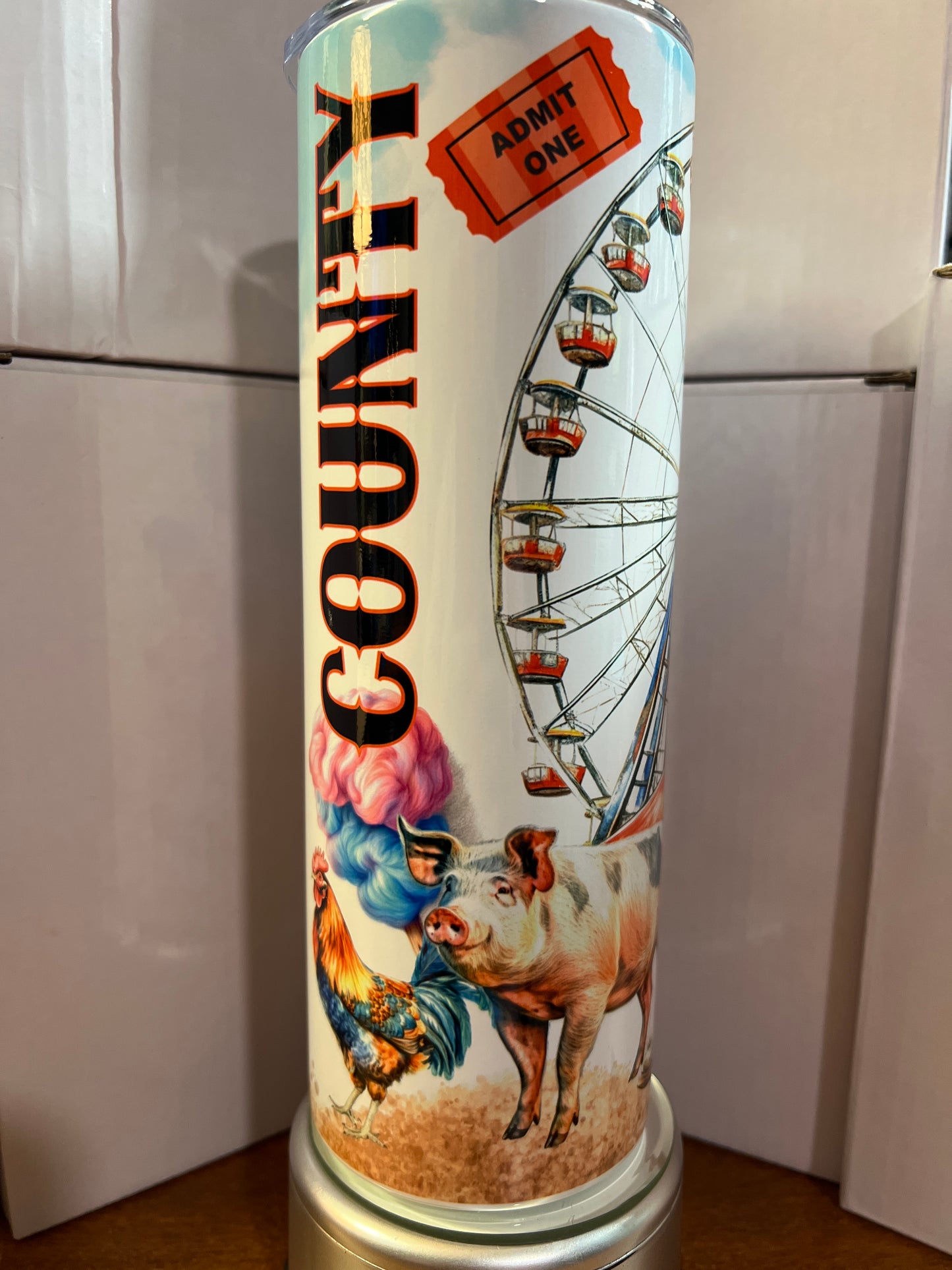 20 oz tumbler - County Fair