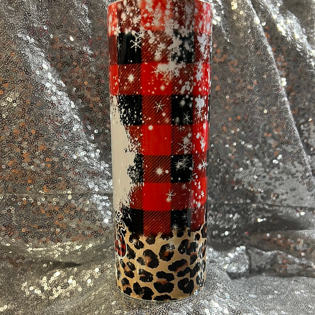 20 oz tumbler - Just a girl who loves Christmas