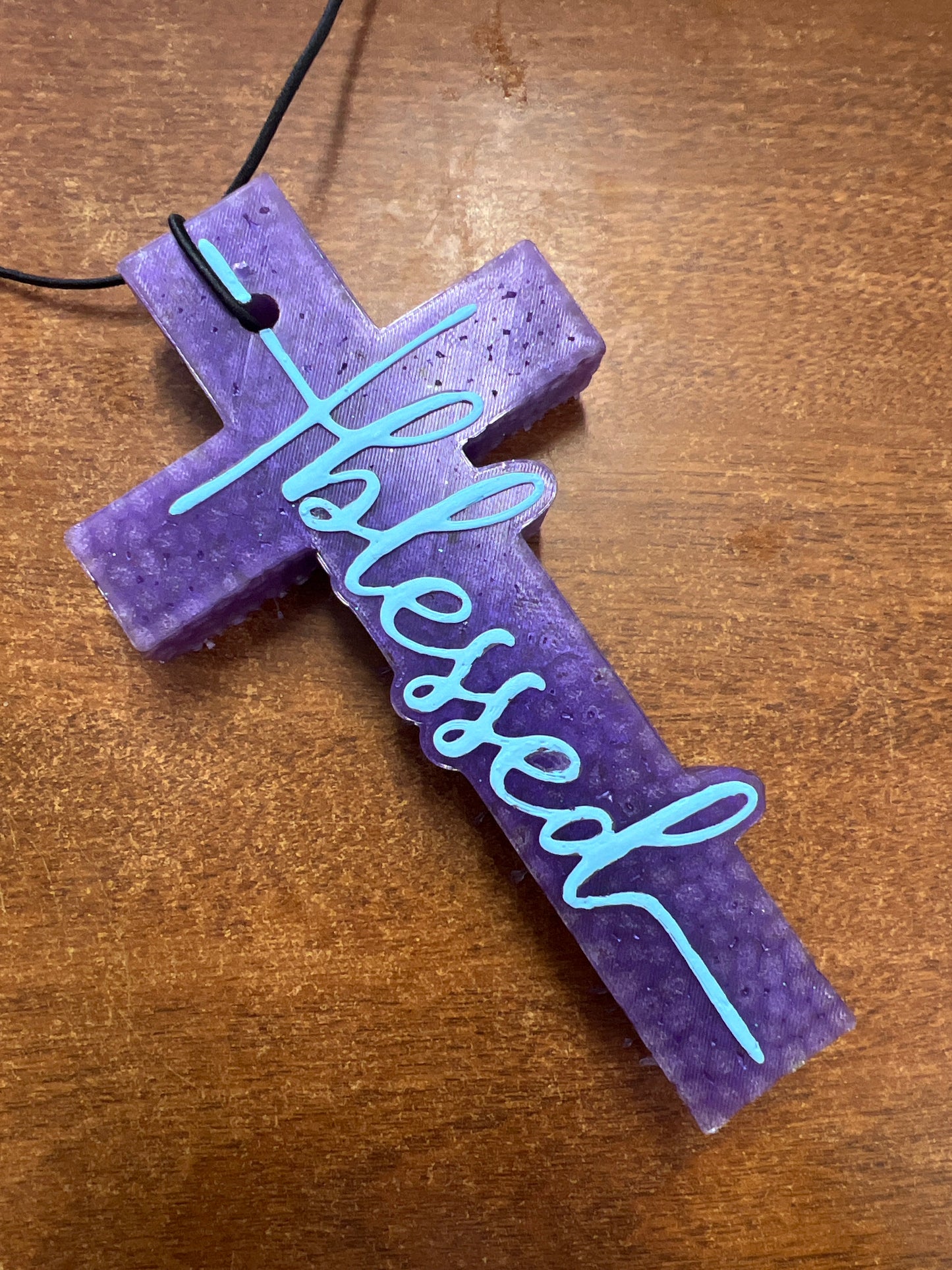 Freshie - Black Cherry - Cross blessed