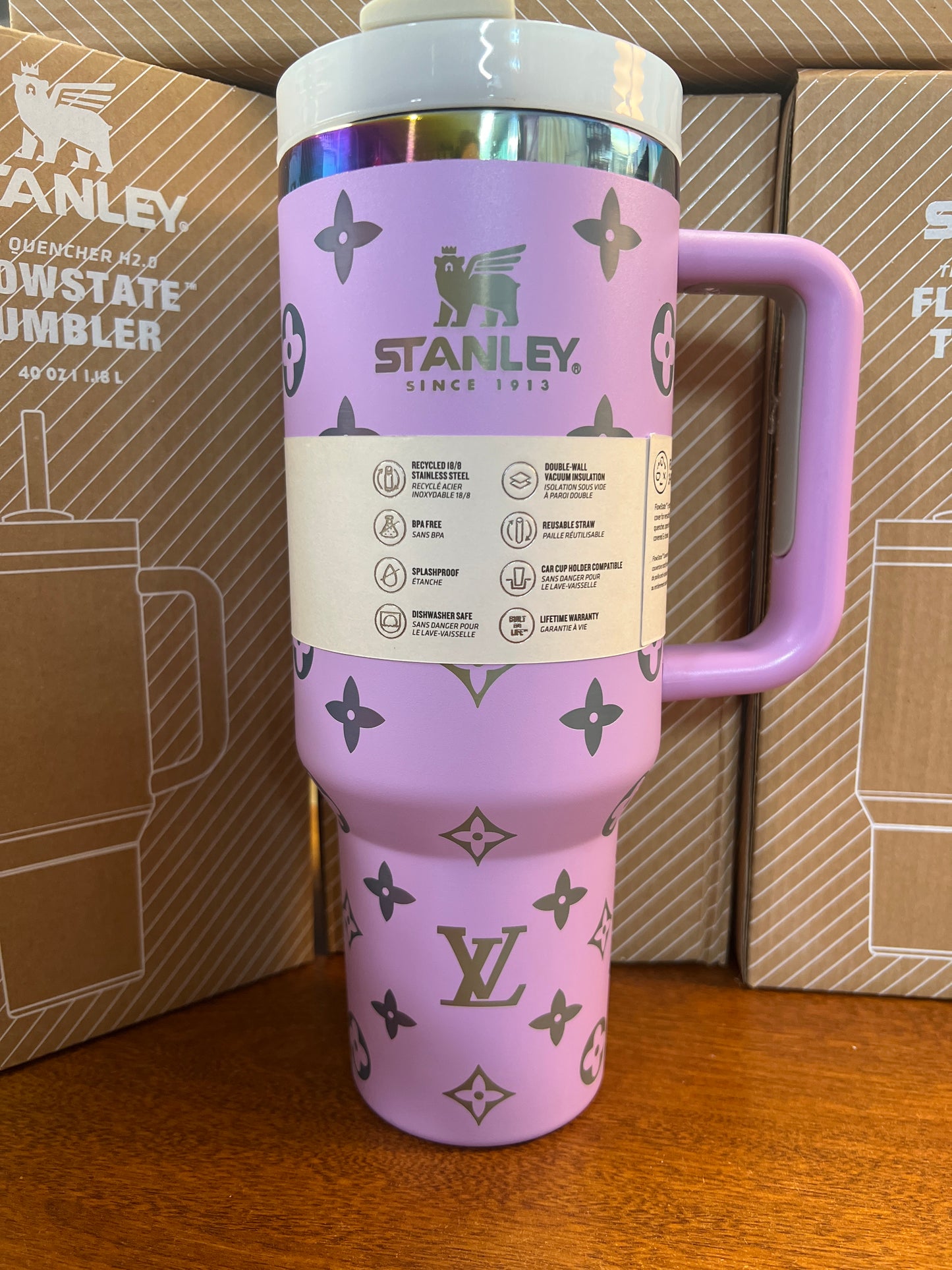 40 oz Stanley stainless steel tumbler