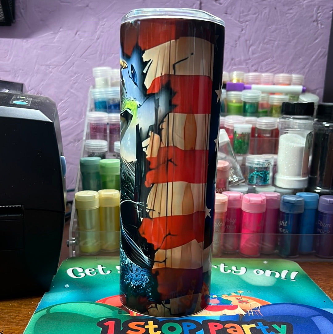 20 oz tumbler - Fish