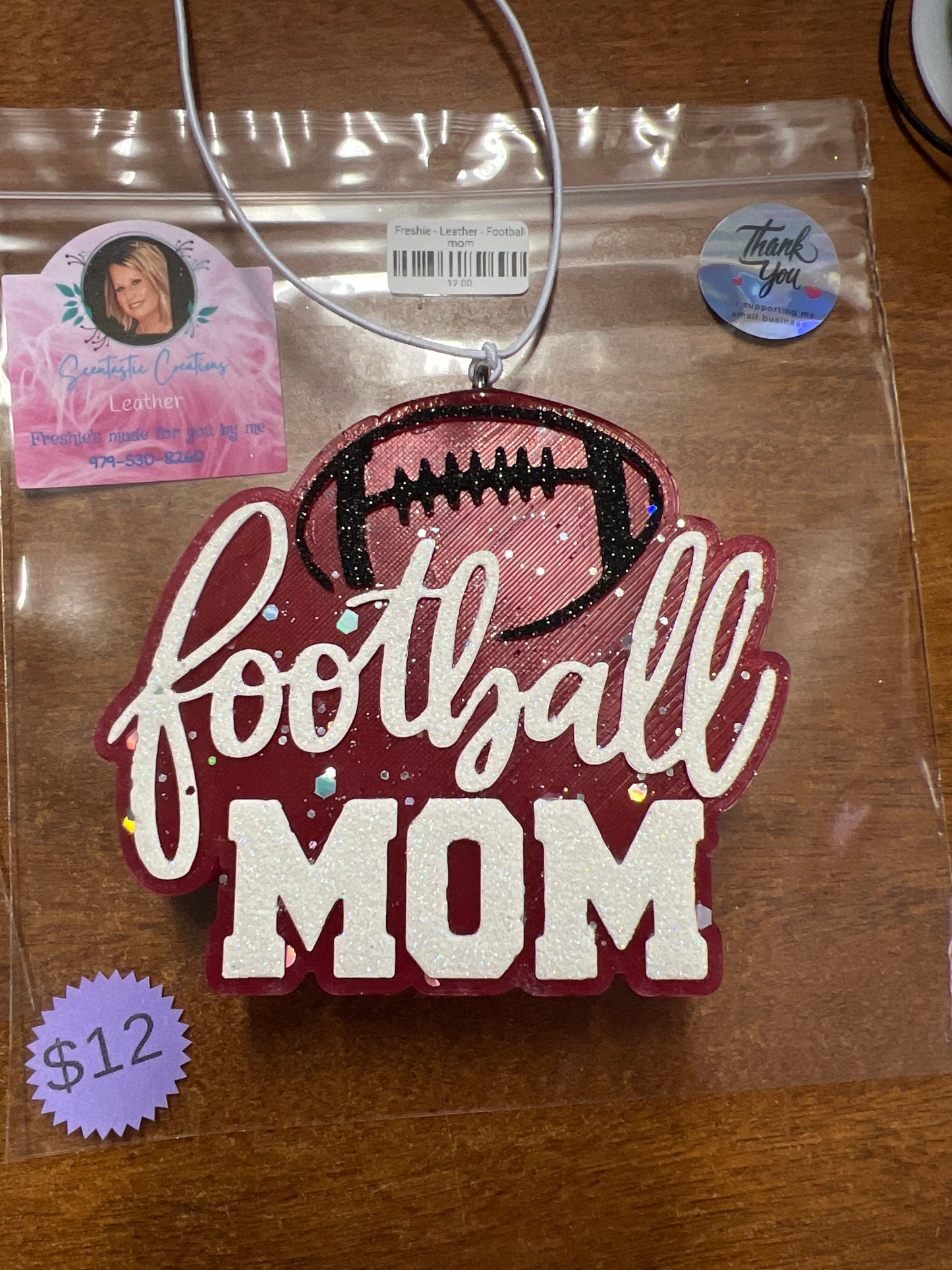 Freshie - Leather - Football mom