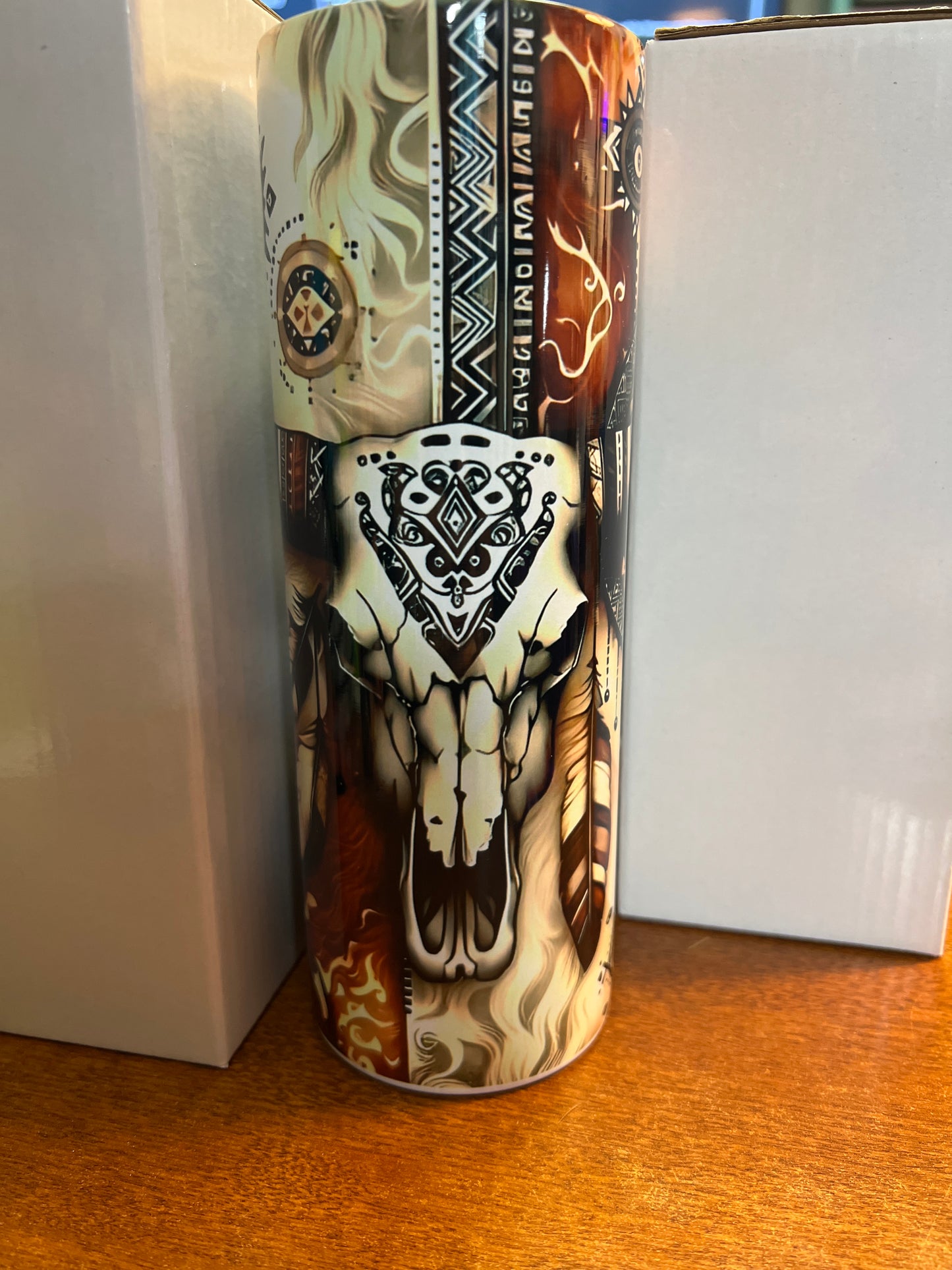 20 oz tumbler - Skull