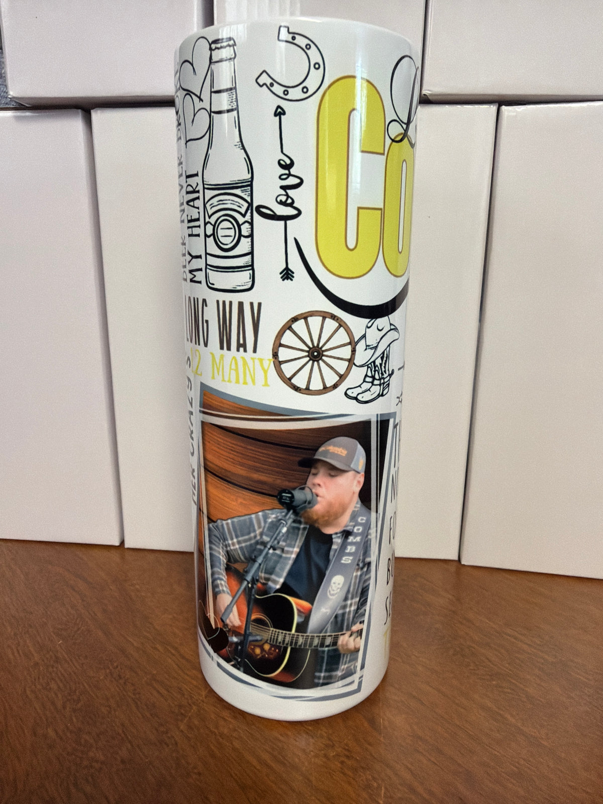 20 oz tumbler - Luke Combs