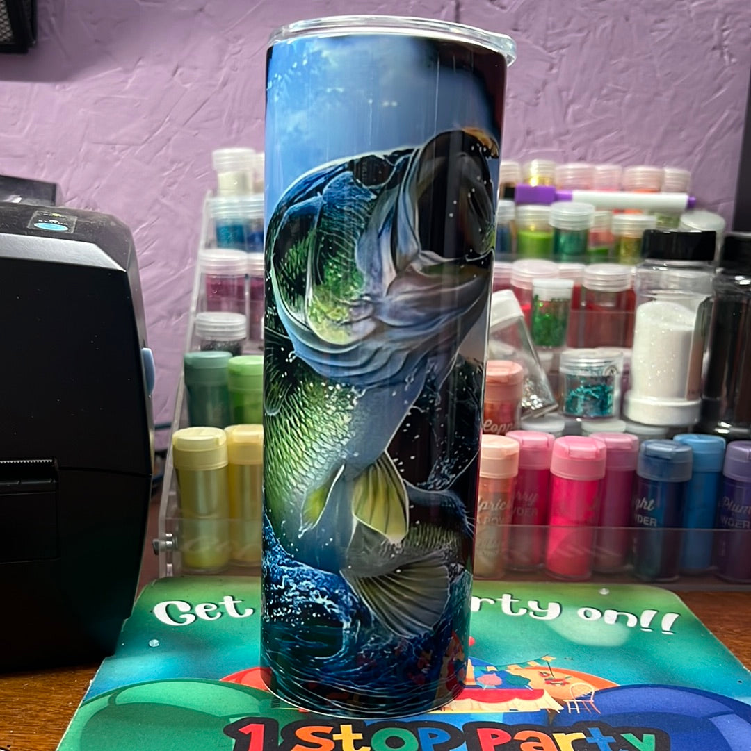 20 oz tumbler - Fish