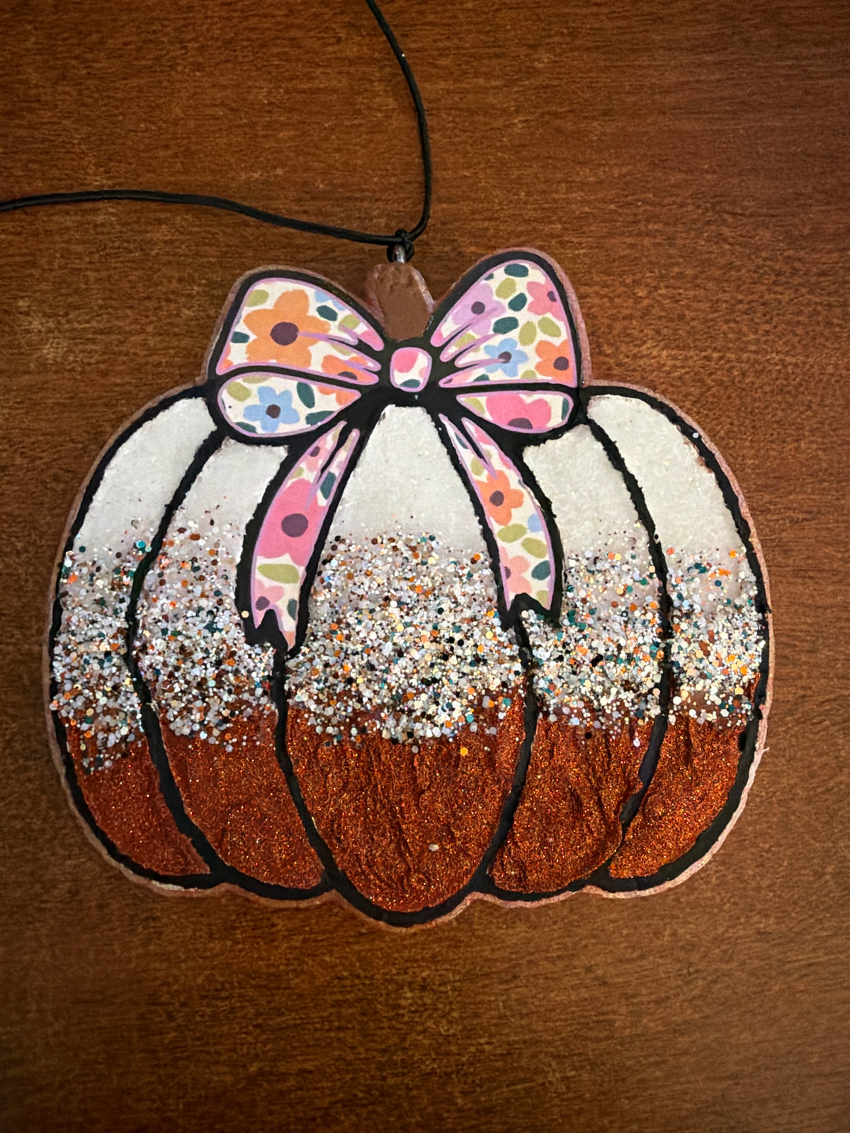 Freshie - Black Ice - Pumpkin w/cardstock