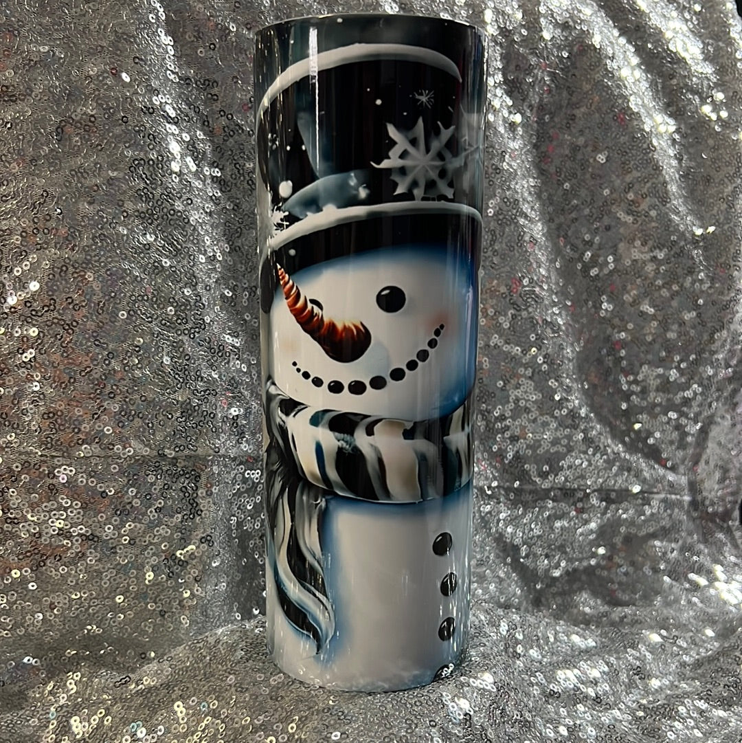 20 oz tumbler - Snowman