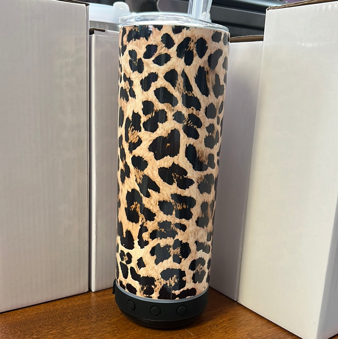 20 oz Bluetooth speaker tumbler