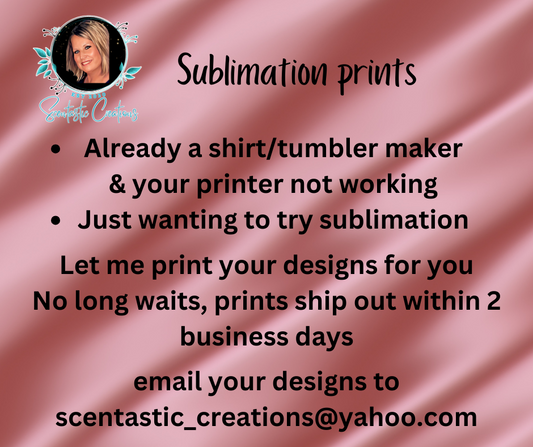 Print my sublimation design for me!