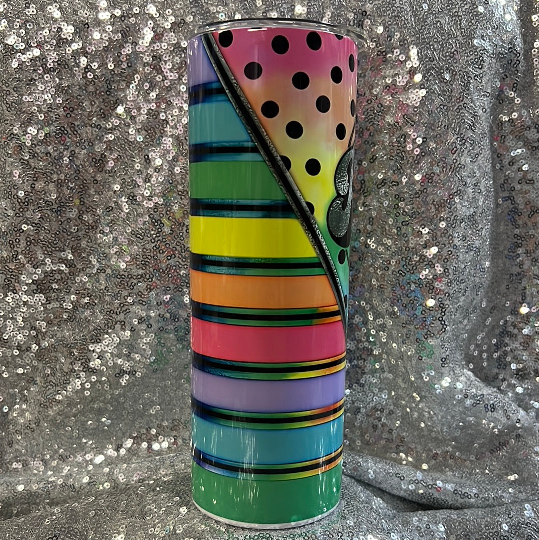 20 oz tumbler - Sprinkling petty like confetti