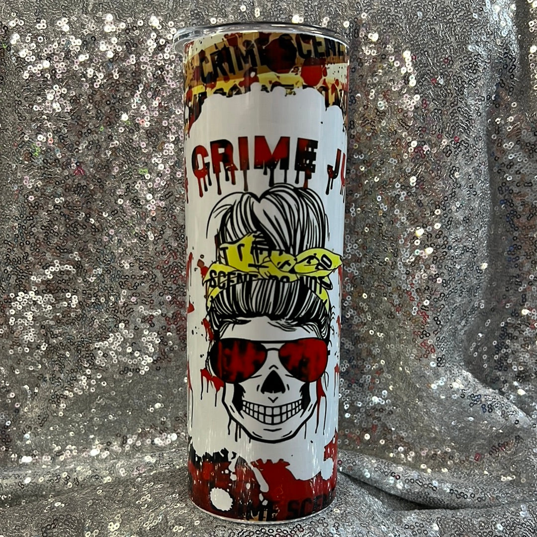 20 oz tumbler - True crime junkie