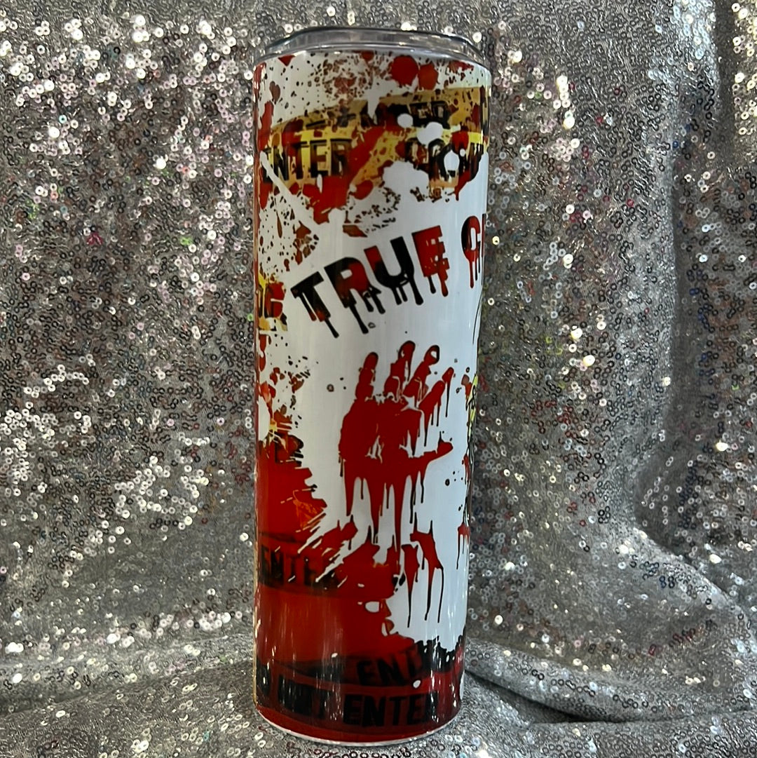 20 oz tumbler - True crime junkie