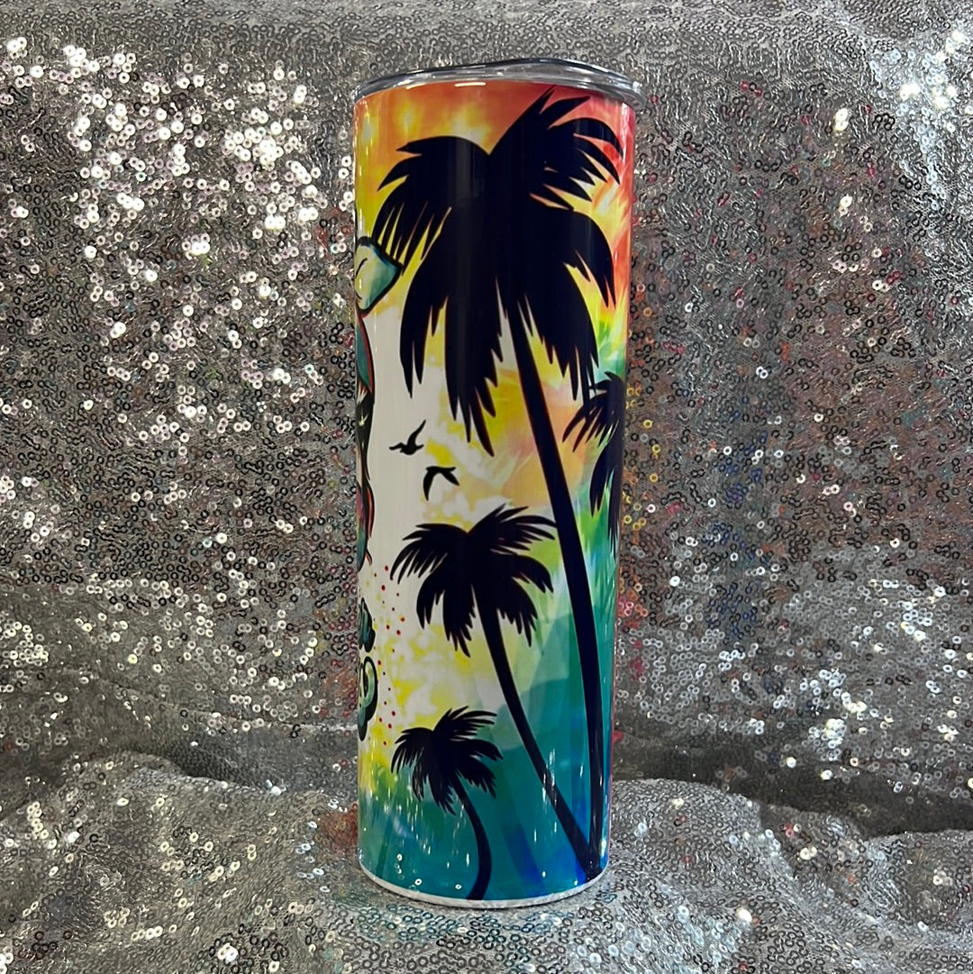 20 oz tumbler -Summer Vibes