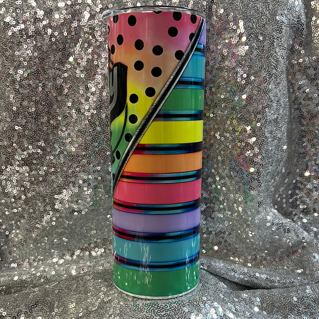 20 oz tumbler - Sprinkling petty like confetti